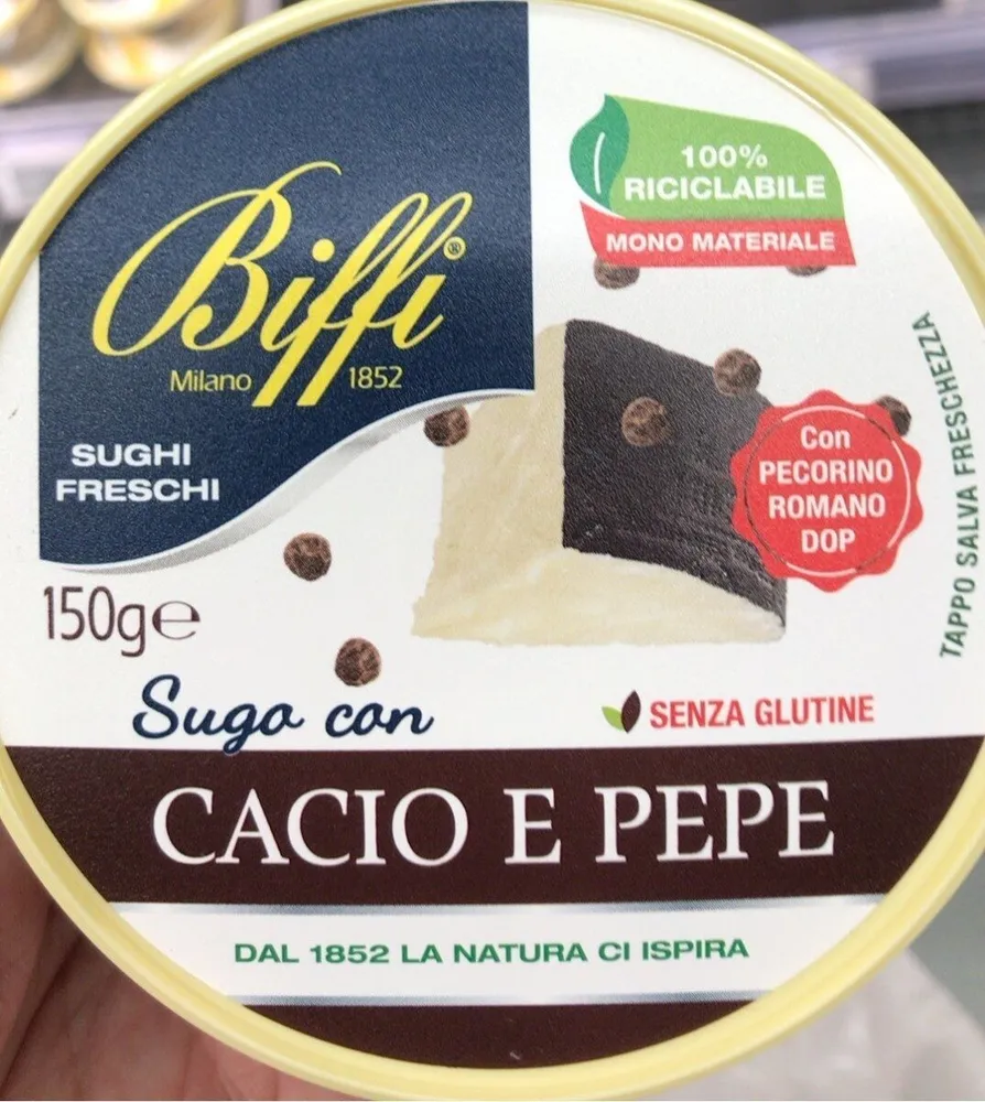 Sugo con cacio e pepe