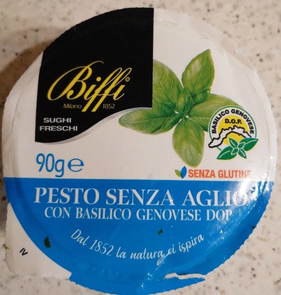 Pesto Senza Aglio con Basilico Genovese DOP