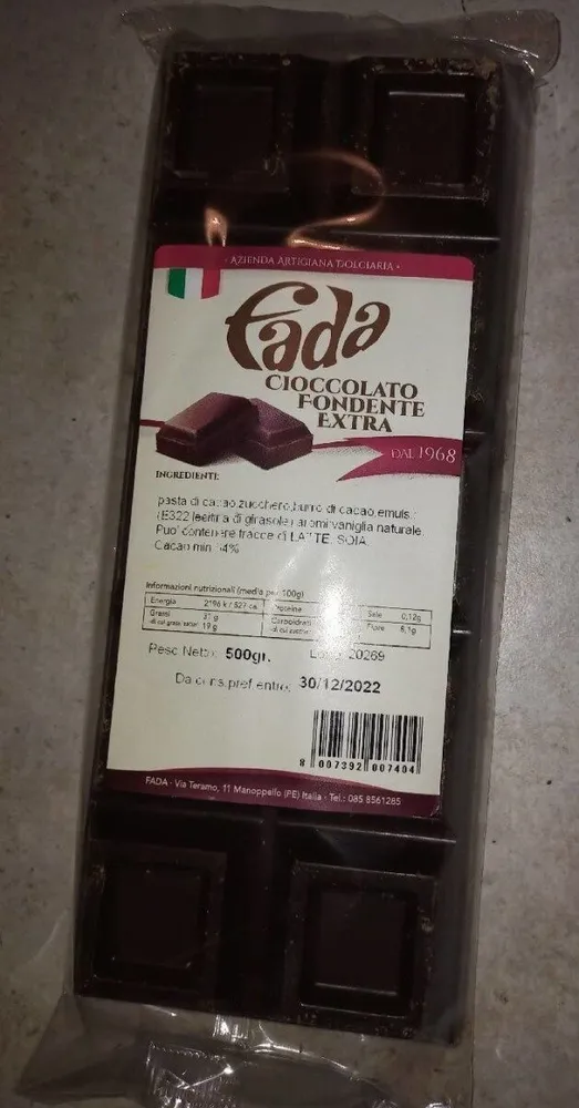 Cioccolato fondente extra