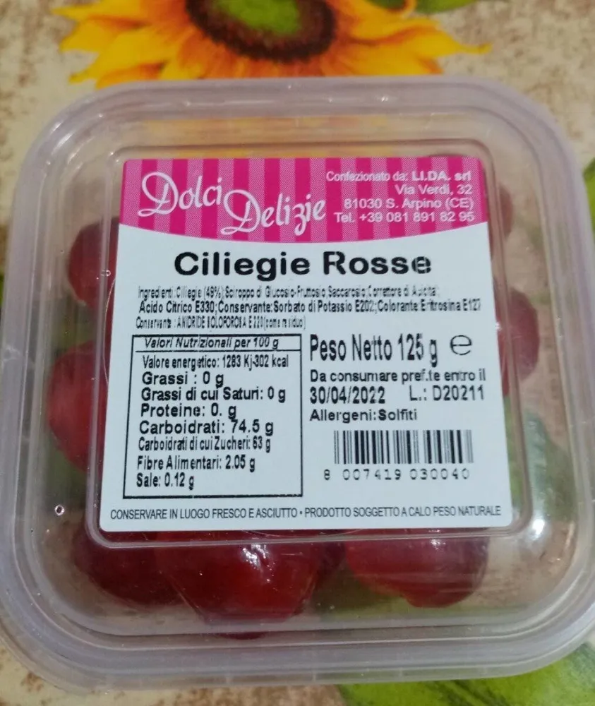 Ciliegie candite