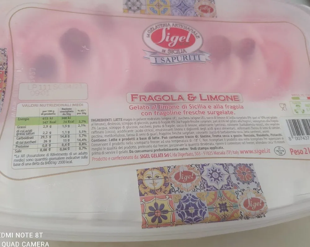 Fragola e limone