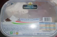 Gelato cioccolato e panna