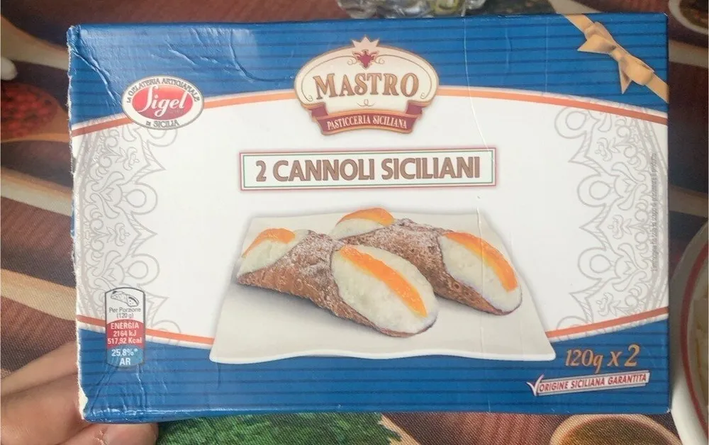 2 cannoli siciliani
