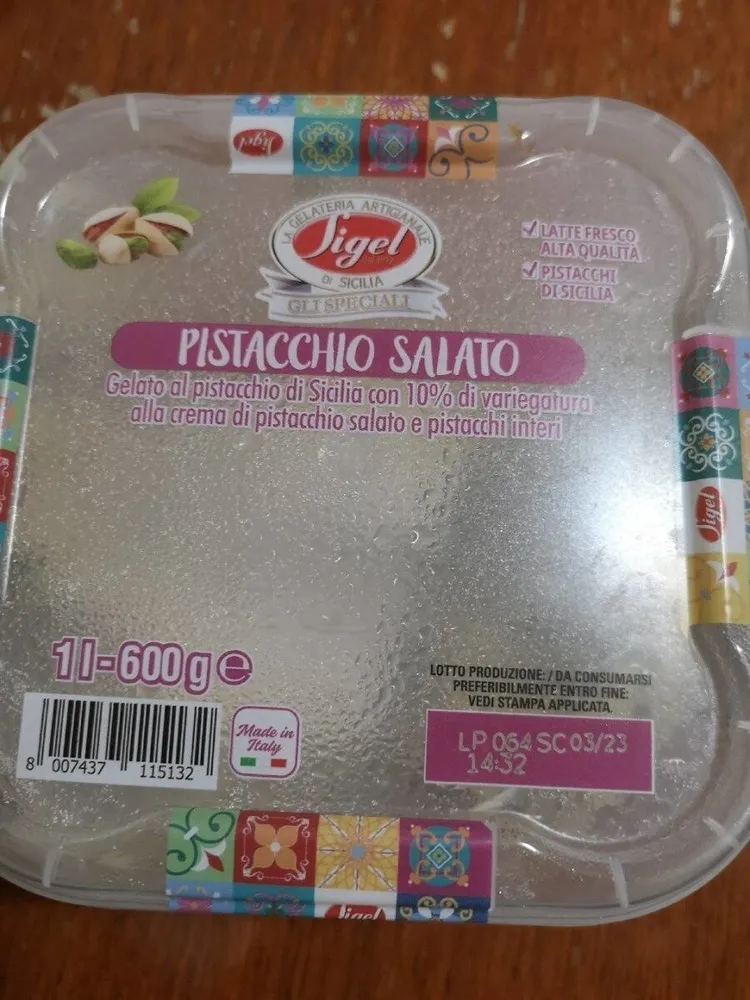 Sigel pistacchio di Sicilia
