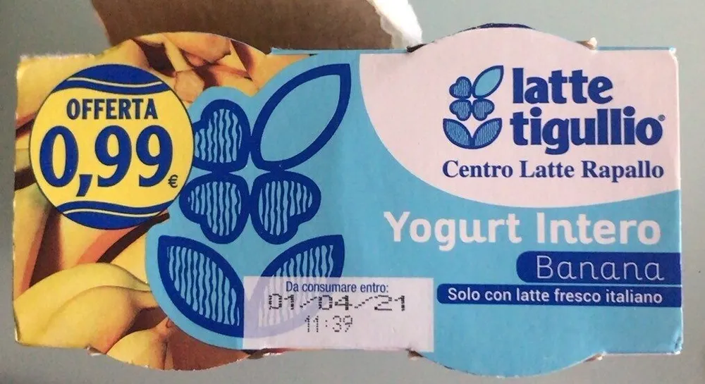 Yogurt intero banana