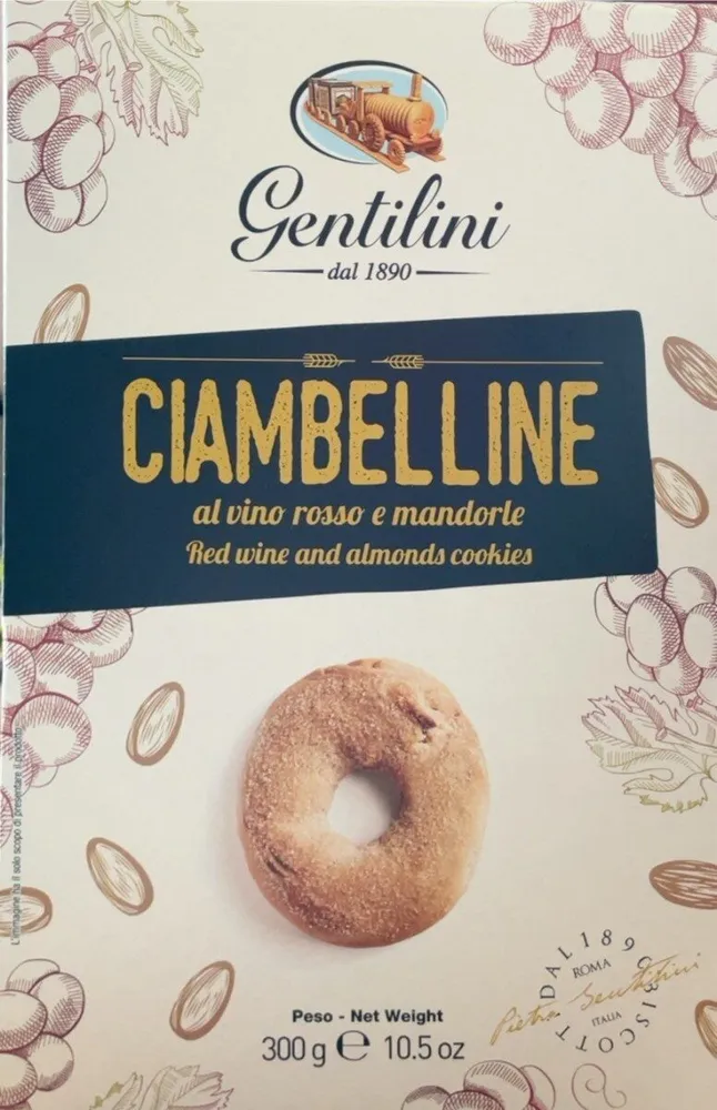 Ciambelline al vino rosso e mandorle