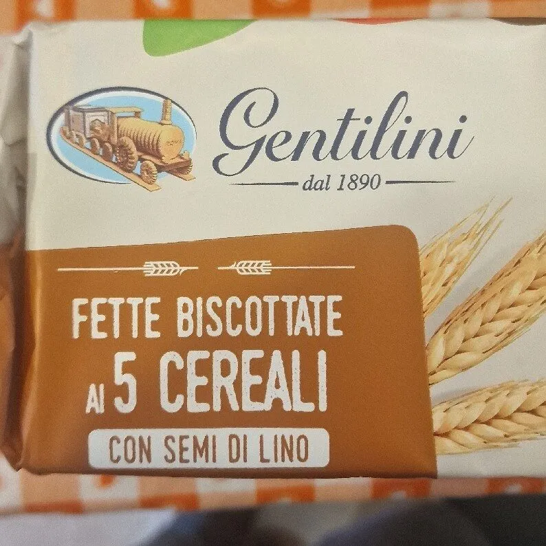 Fette Biscottate ai 5 Cereali con Semi di Lino