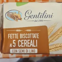 Fette Biscottate ai 5 Cereali con Semi di Lino