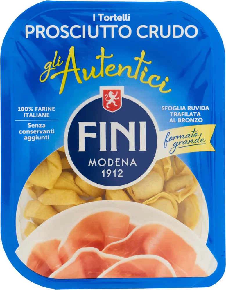 Gli autentici i tortelli IGP prosciutto crudo