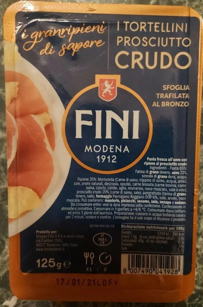 Tortellini prosciutto crudo