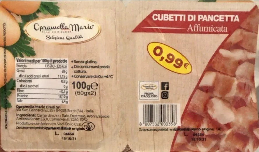 Pancetta affumicata