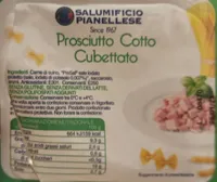 Prosciutto cotto cubettato