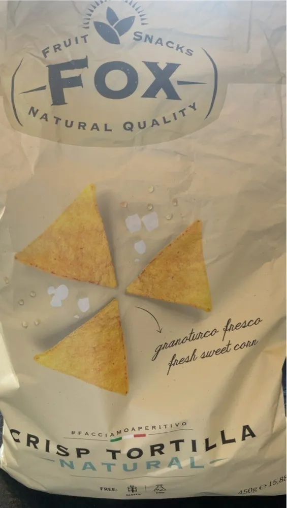 Crisp tortilla