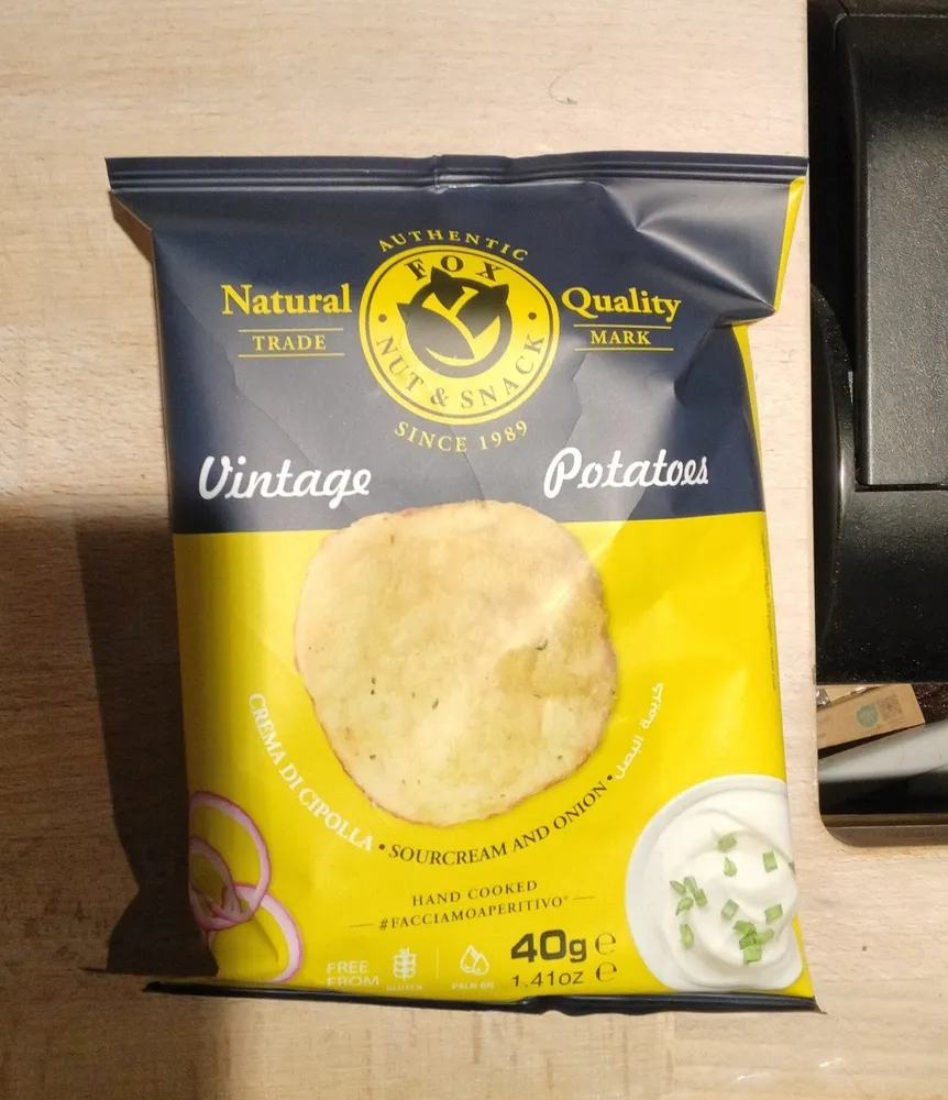 Vintage potatoes crème et oignons