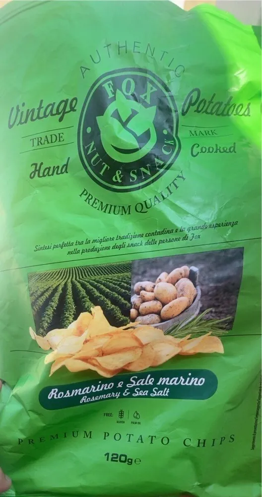 Patatine Rosmarino e Sale marino