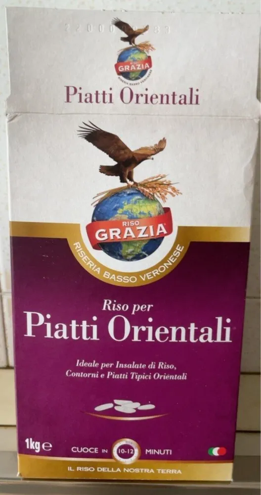Riso per piatti orientali