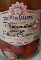 Peperoni ripieni con alici e capperi