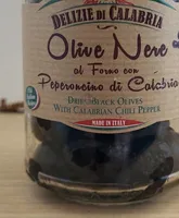 Olive Nere al Forno con Peperoncino di  Calabria
