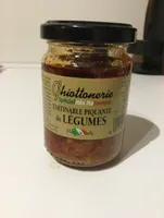 Tartinable piquante de légumes