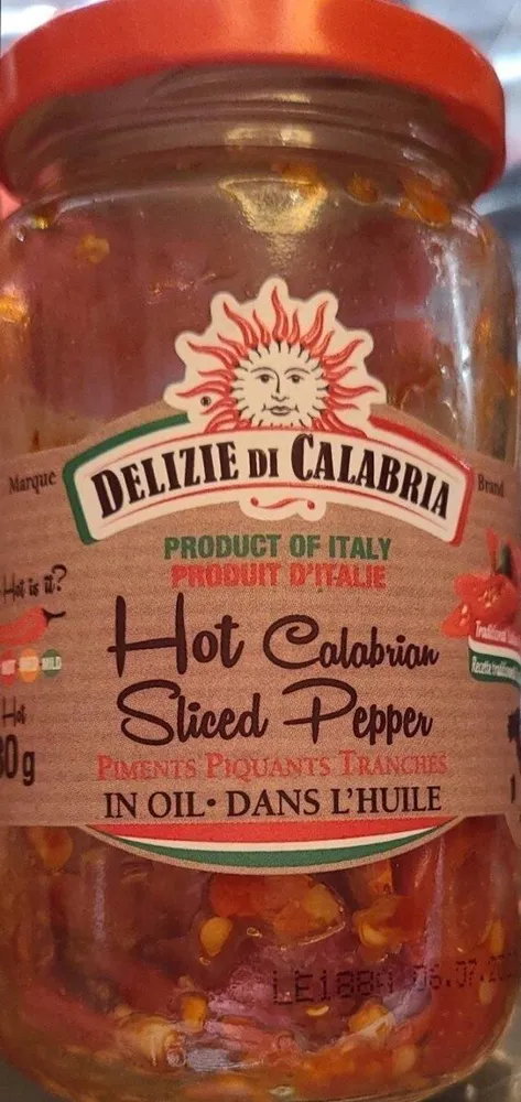 Hot Calabrian Sliced Pepper in Oil