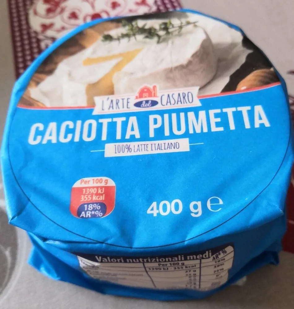 Caciotta piumetta