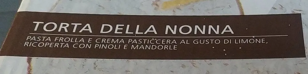 Torta della nonna