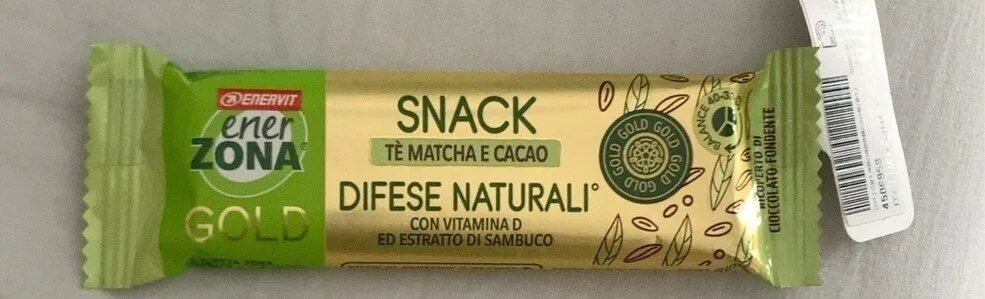 Ener zona snack tè matcha e cacao