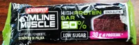 gymline muscle high protein 50% brownie