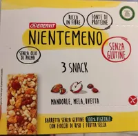 Nientemeno barrette mandorle mela uvetta