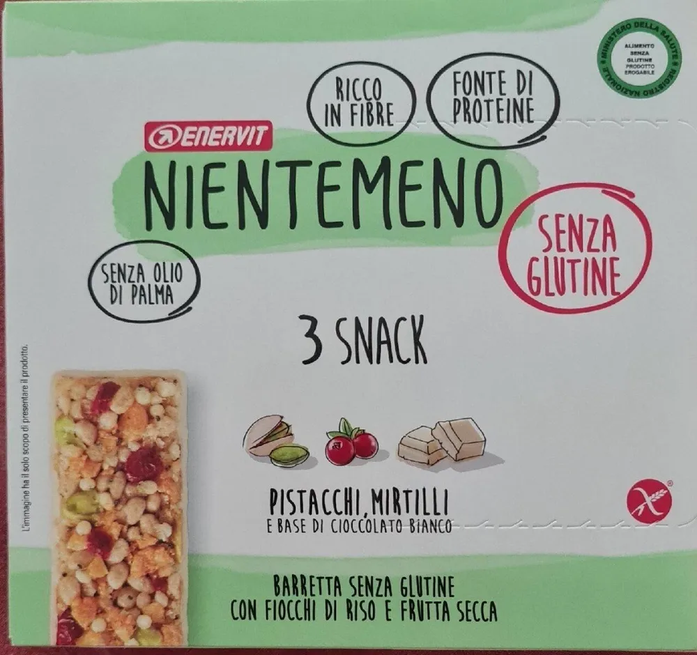 Barretta con Pistacchi, Mirtilli e Cioccolato Bianco