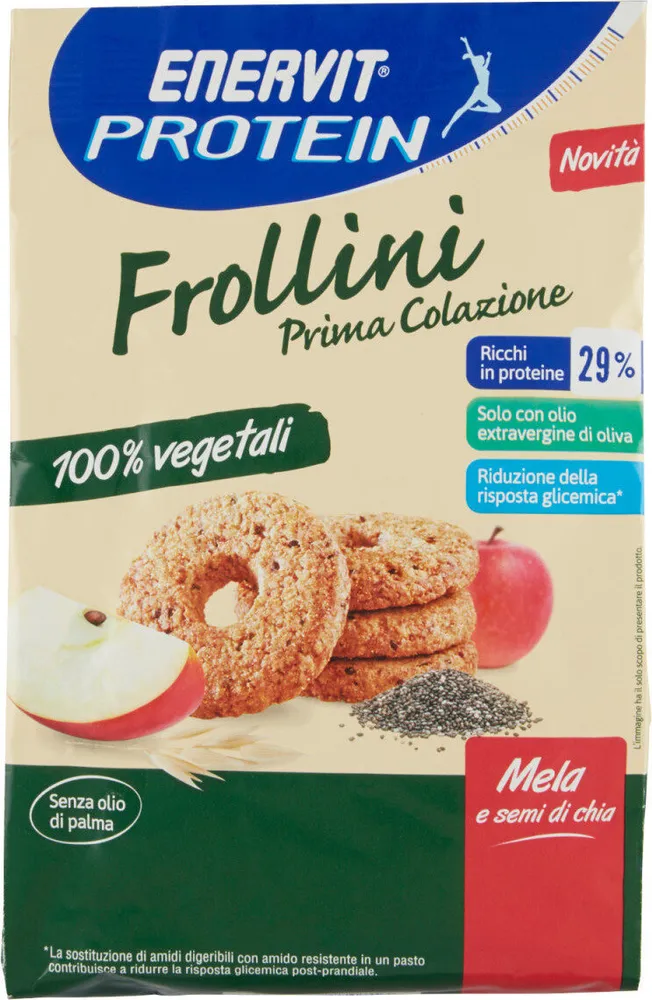Prima colazione frollini mela e semi di chia