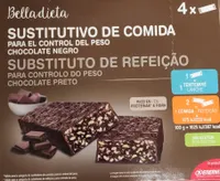 Sustituto de comida para el control de peso chocolate negro