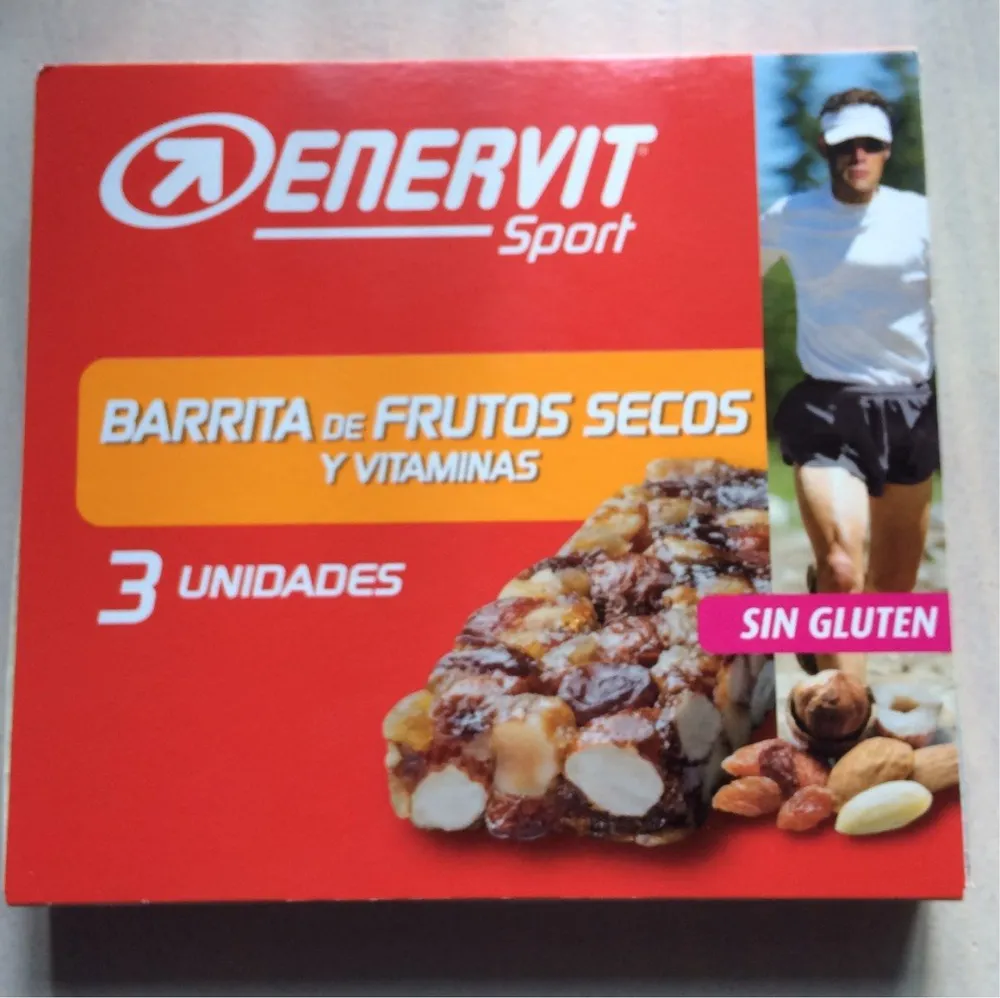 Barrita de frutos secos con vitaminas