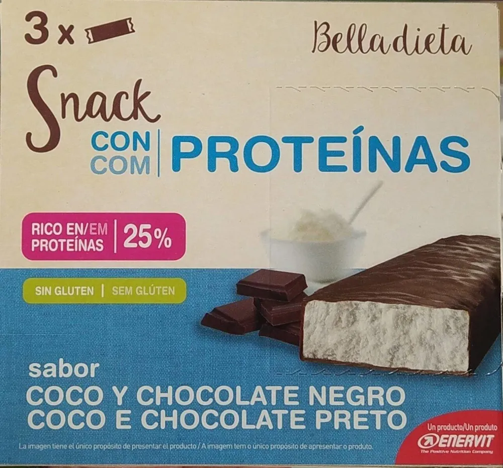 Bella dieta snack con proteínas