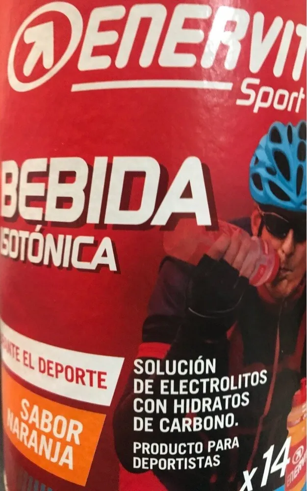 Bebida isotónica naranja