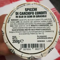 Spicchi di carciofo conditi