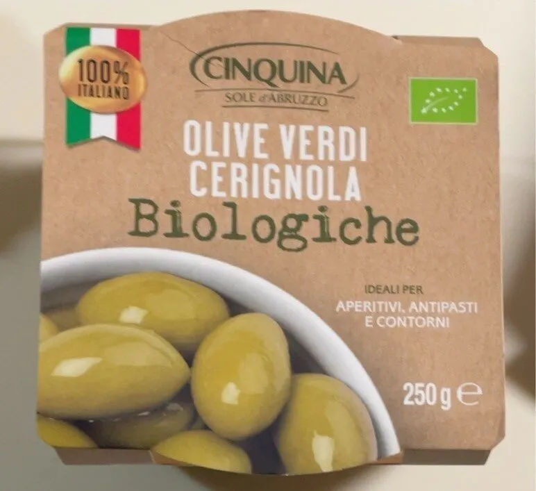 Olive verdi Cerignola biologiche