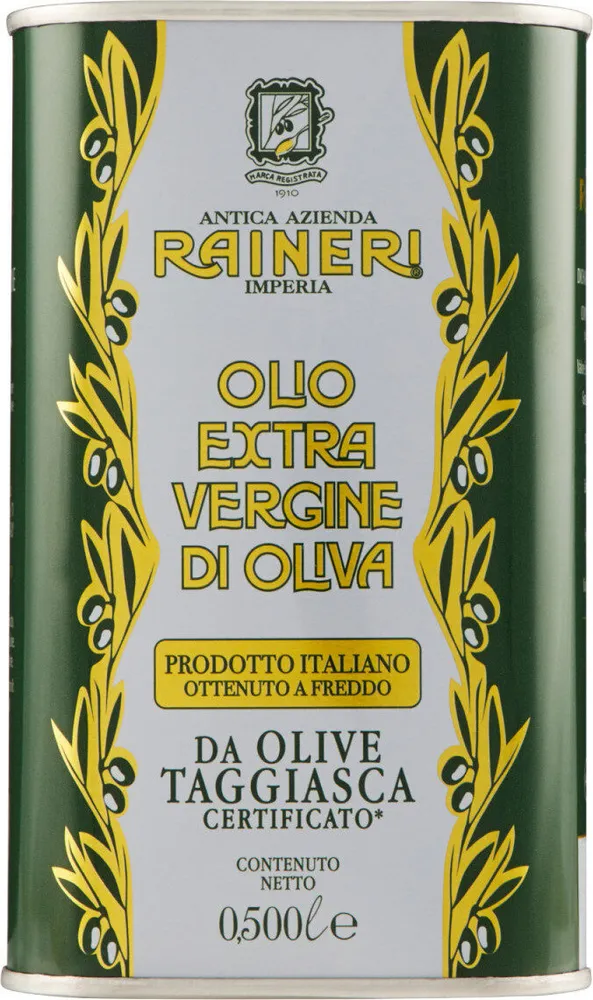Olio extra vergine di oliva da olive taggiasca