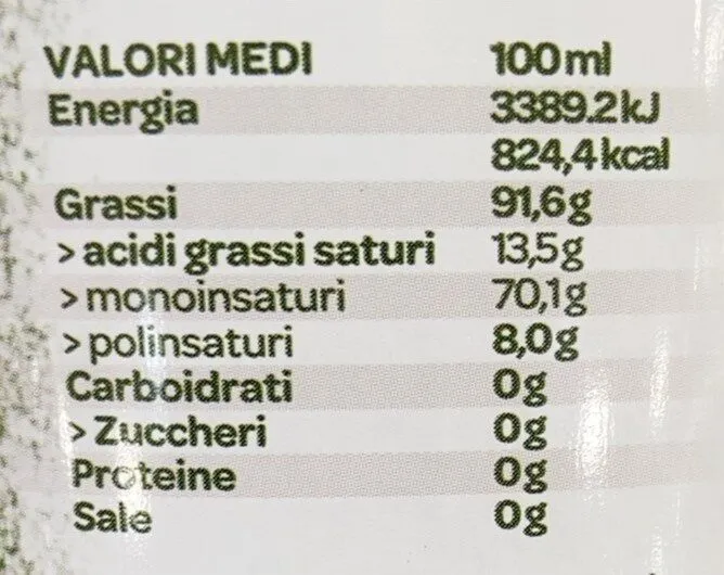 OLIO EXTRA VERGINE DI OLIVA BIOLOGICO