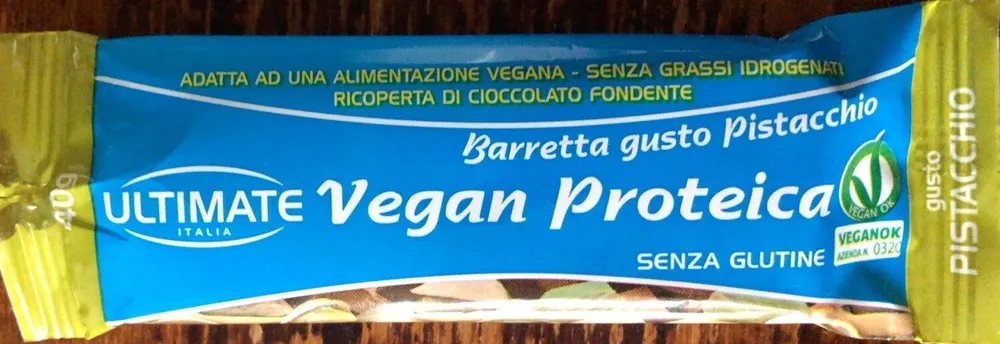 Barretta gusto pistacchio vegan proteica