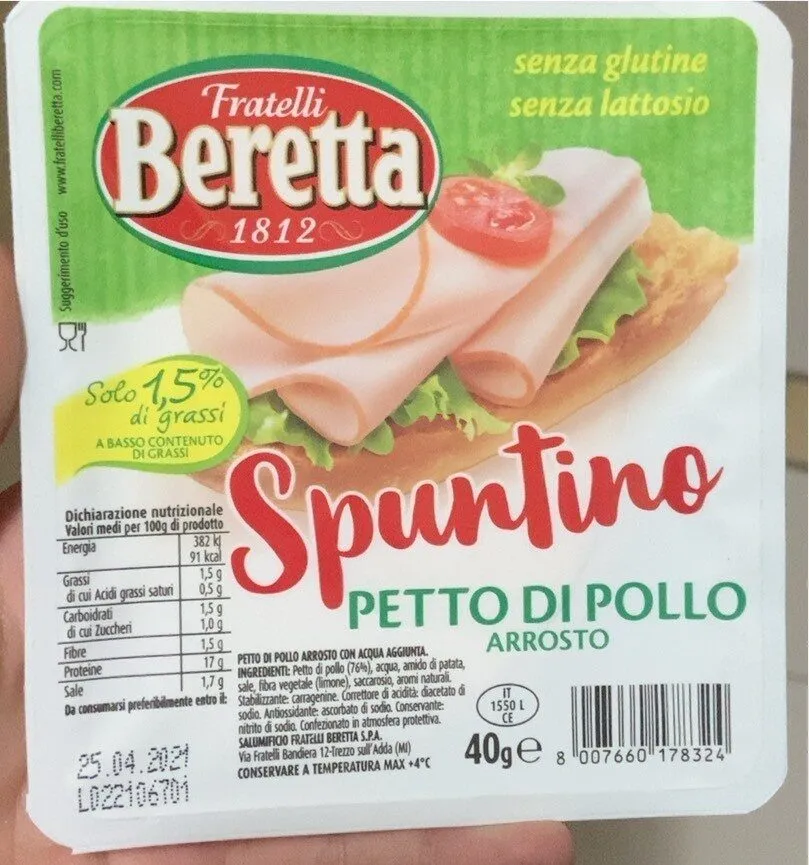 Spuntino petto di pollo arrosto