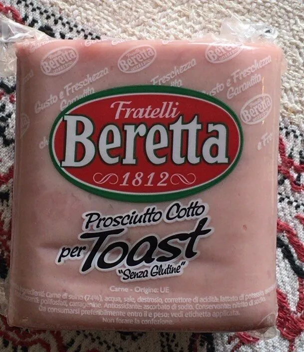 Prosciutto cotto per toast “senza glutine”