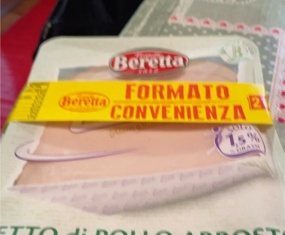 Petto di pollo arrosto con acqua aggiunta beretta