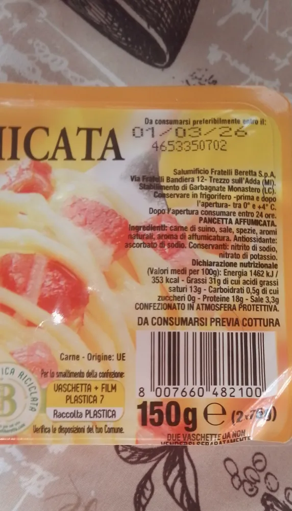 pancetta affumicata