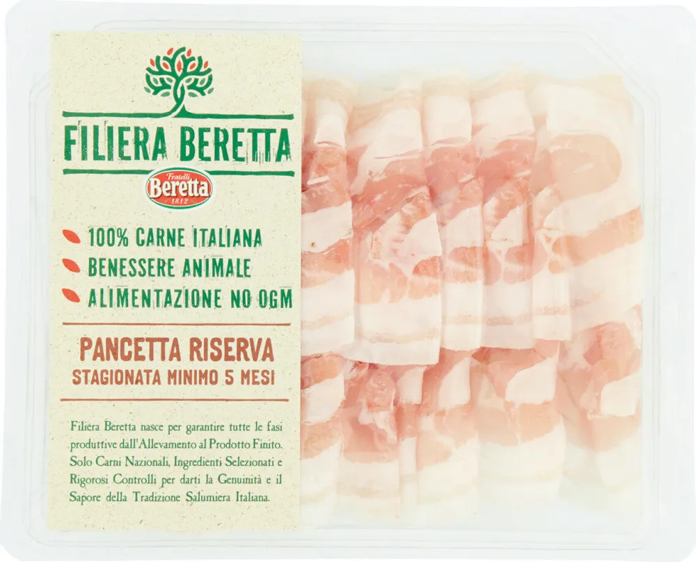 Filiera beretta pancetta riserva stagionata minimo mesi