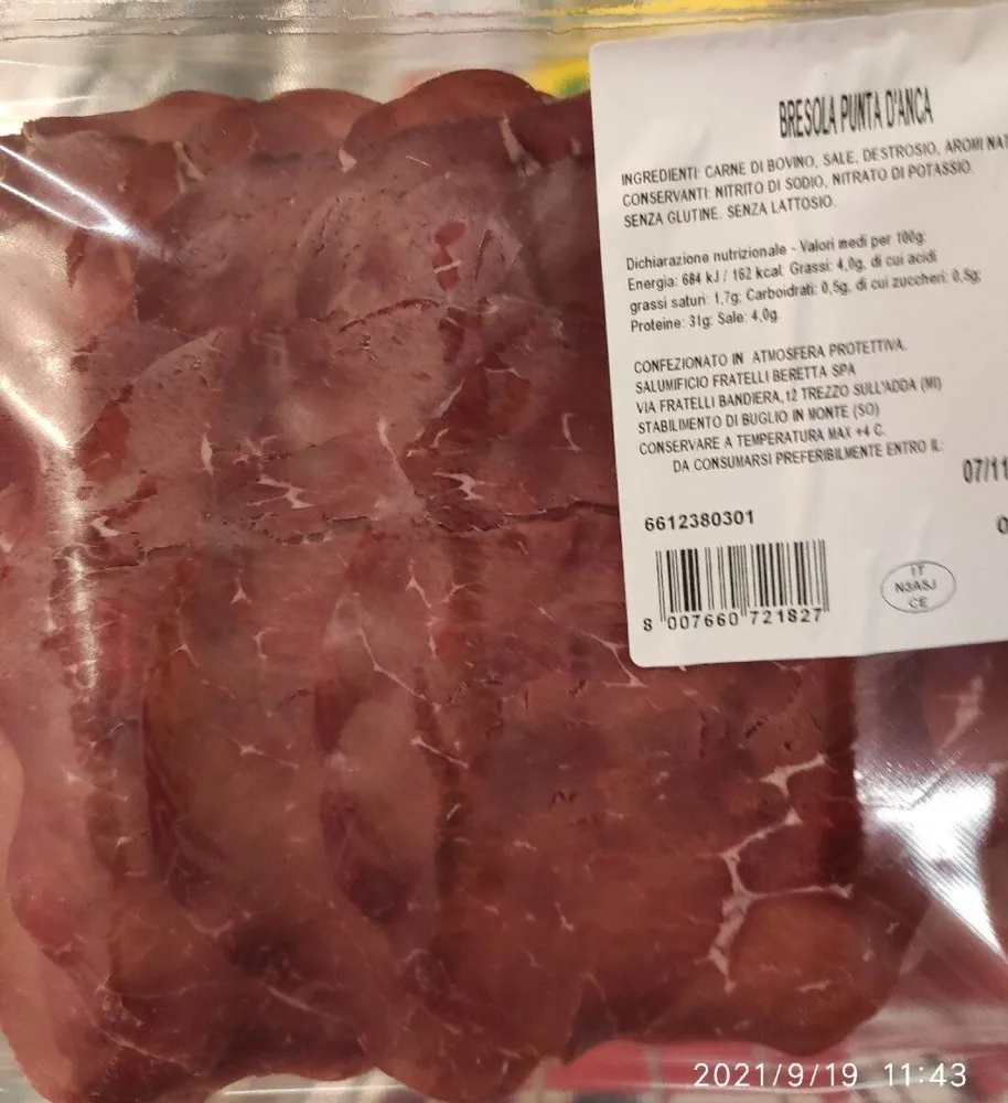 Bresaola punta d'anca