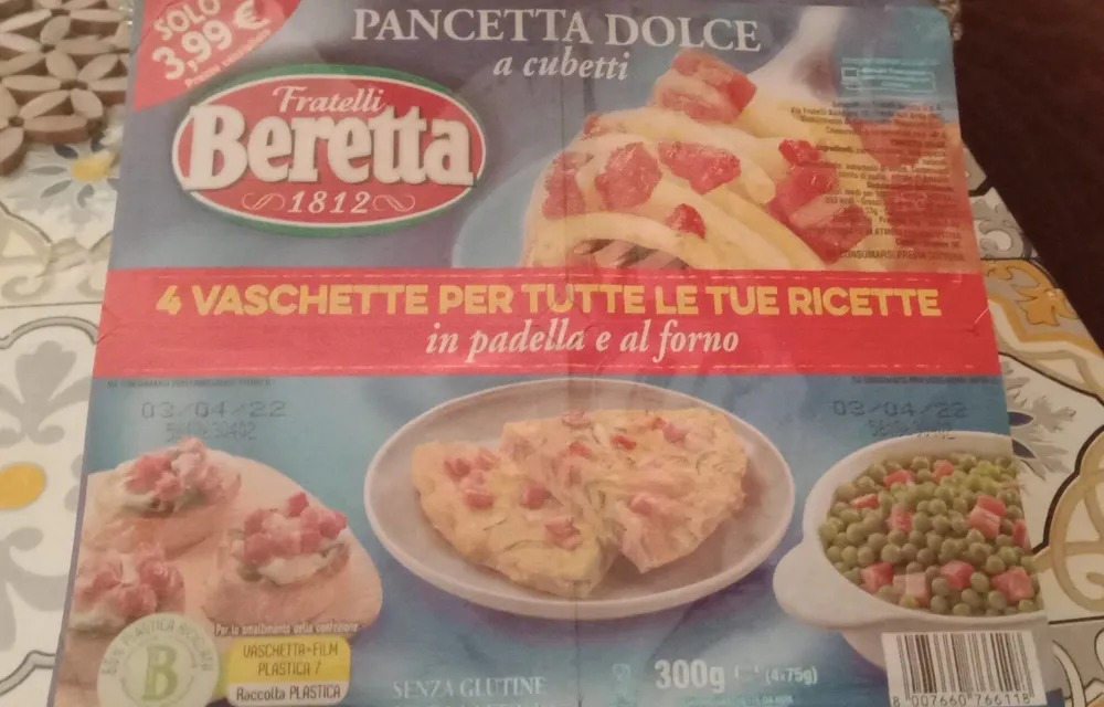 Pancetta dolce a cubetti