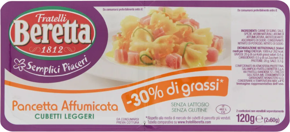 SemplicIGPiacerIGPancetta affumicata cubetti leggeri di grassi