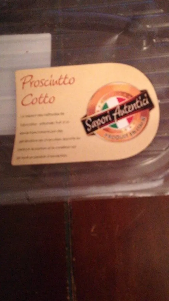 Prosciutto cotto