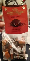 Cremino Tartufo con granella di nocciole spolverato con cacao